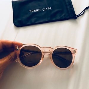 Bonnie & Clyde Pale Pink Sunglasses